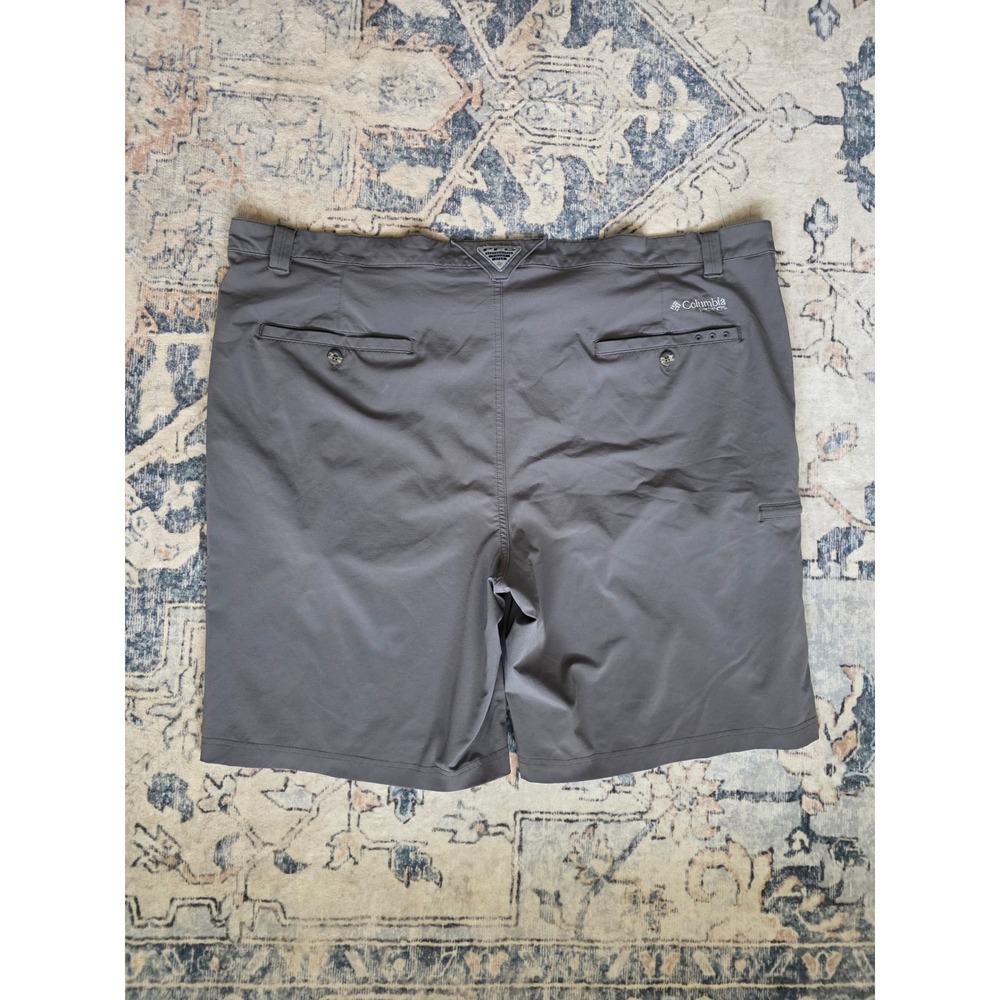 Columbia PFG Mens Size 46 10" Inseam Dark Gray Grander Marlin II Offshore Shorts